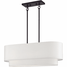Livex 41085-07 Manorwood Modern Bronze Island Lighting