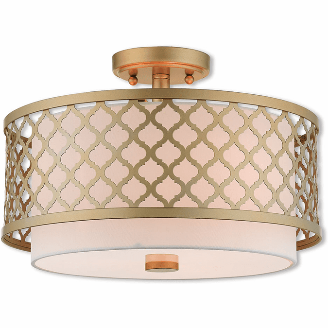 Livex 41108-33 Arabesque Soft Gold Ceiling Lighting