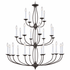 Livex 4180-07 Home Basics Bronze Chandelier Light