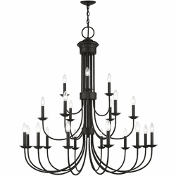 Livex 42688-04 Estate Black Hanging Chandelier
