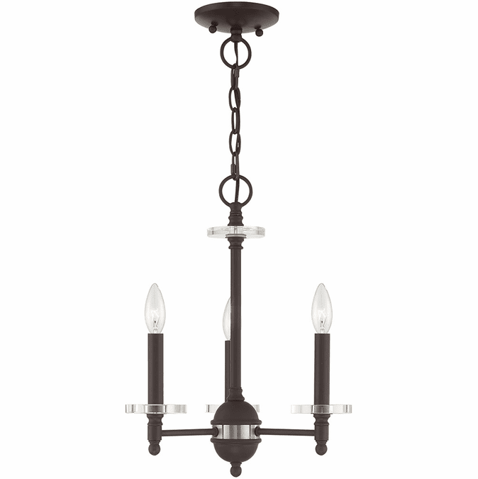 Livex 42703-07 Bennington Bronze Mini Lighting Chandelier