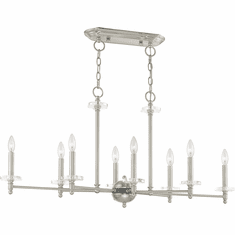 Livex 42708-91 Bennington Brushed Nickel Island Lighting