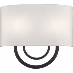 Livex 42892-07 Stratton Contemporary Bronze Wall Light Fixture