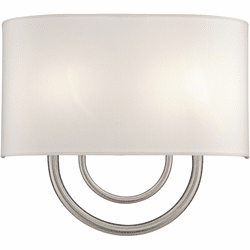 Livex 42892-91 Stratton Contemporary Brushed Nickel Wall Light Fixture