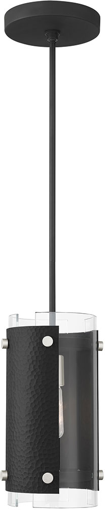 Livex 45991-04 Barcelona Contemporary Black with Brushed
