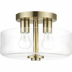 Livex 46122-01 Whitworth Modern Antique Brass Home Ceiling Lighting