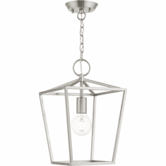Livex 49432-91 Devone Brushed Nickel Entryway Light Fixture