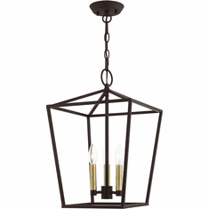 Livex 49433-07 Devone Bronze Foyer Lighting Fixture