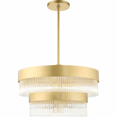 Livex 49825-33 Norwich Soft Gold Chandelier Light