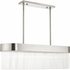Livex 49826-91 Norwich Brushed Nickel Island Lighting