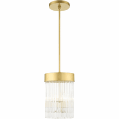 Livex 49828-33 Norwich Soft Gold Mini Hanging Pendant Light