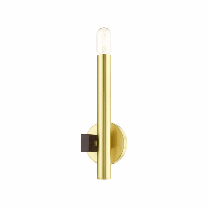 Livex 49991-12 Helsinki Modern Satin Brass Wall Sconce