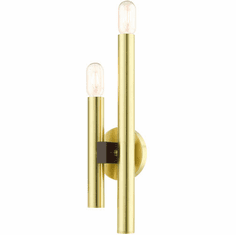 Livex 49992-12 Helsinki Modern Satin Brass Wall Lighting