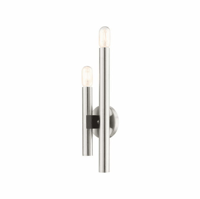 Livex 49992-91 Helsinki Contemporary Brushed Nickel Sconce Lighting