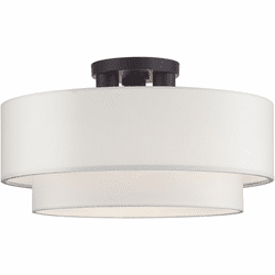 Livex 50306-07 Manorwood Modern Bronze Ceiling Lighting