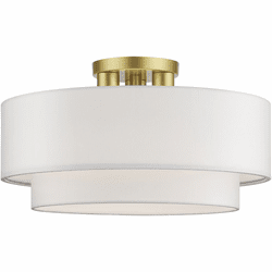 Livex 50306-33 Manorwood Modern Soft Gold Ceiling Lighting Fixture