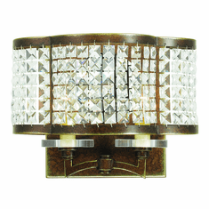 Livex 50568-64 Grammercy Hand Painted Palacial Bronze Sconce Lighting