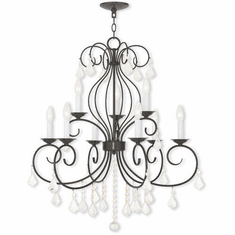 Livex 50769-92 Donatella English Bronze Chandelier Lighting