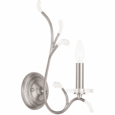 Livex 51001-91 Serafina Brushed Nickel Wall Mounted Lamp