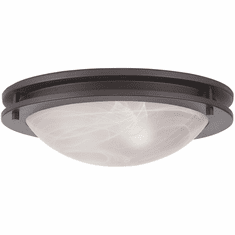 Livex 7058-07 Ariel Bronze 13" Ceiling Lighting Fixture