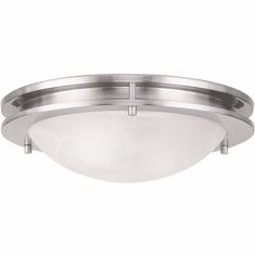 Livex 7058-91 Ariel Brushed Nickel 13" Ceiling Light Fixture