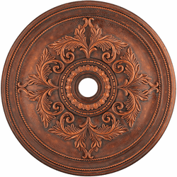 Livex 8211-30 Versailles Traditional Hand Applied Crackled Greek Bronze Medallion