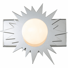Lucas McKearn BB90417PC-1 Soleil Contemporary Polished Chrome LED Wall Lamp