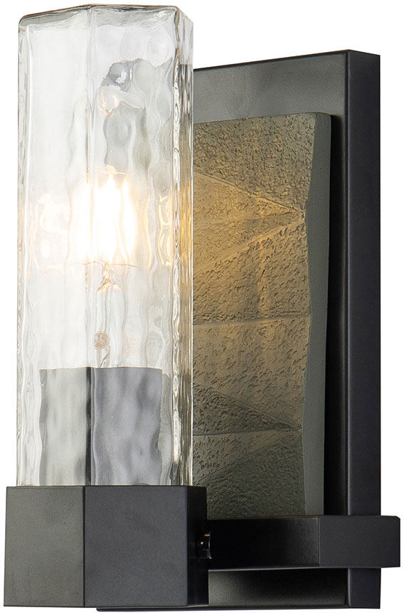 Lucas McKearn BB91595-1 Navarre Modern Black / Grey Wall Lighting ...