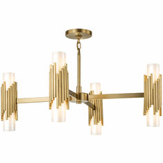 Lucas McKearn CH30209AB-4 Marvel Modern Aged Brass Hanging Chandelier