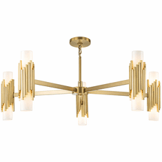 Lucas McKearn CH30209AB-5 Marvel Contemporary Aged Brass Chandelier Light