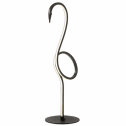Lucas McKearn EL-FLAMINGO-TL-BLACK Flamingo Contemporary Black LED Table Top Lamp