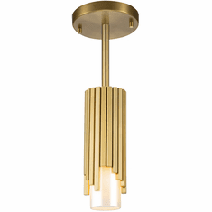 Lucas McKearn FM30209AB-1 Marvel Contemporary Aged Brass Mini Lighting Pendant