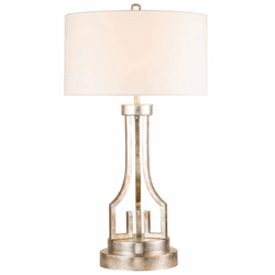 Lucas McKearn GN/LEMURIA/TL-S Lemuria Traditional Antique Silver Table Lighting