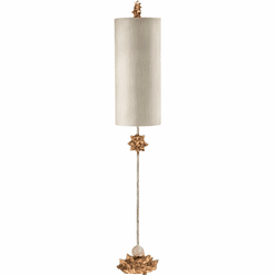 Lucas McKearn TA1024 Nettle Modern Gold Leaf Buffet Table Light