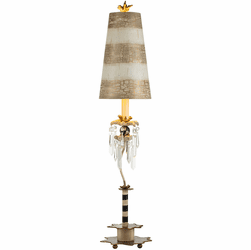 Lucas McKearn TA1057 Birdland Contemporary Black / Putty Buffet Table Light