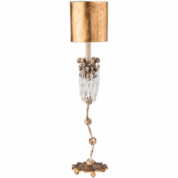 Lucas McKearn TA1060 Venetian Contemporary Beige Patina Table Light