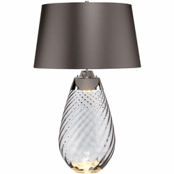 Lucas McKearn TLG3026L Lena Modern Smoke Table Light