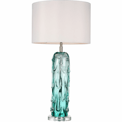 Lucas McKearn TLG3118 Ponchatrain Contemporary Blue Table Lamp