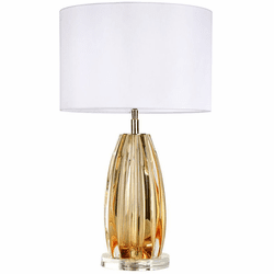 Lucas McKearn TLG3119 Cognac Modern Unique Amber Table Light