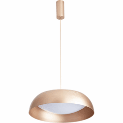 Lumpure 5357-840RP-BBG-3 Noruega Modern Brushed Brown Gold LED 17" Hanging Light