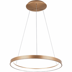 Lumpure 5367-848ROP-BG-3 Alaska Modern Brushed Gold LED Hanging Pendant Lighting