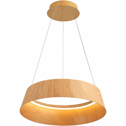 Lumpure 5636-850ROP-WD-CCT Buenos Aires Modern Wood LED Hanging Lamp