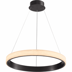 Lumpure FD2268-1M-BK Italy Modern Matte Black LED Pendant Lighting