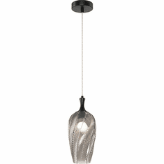 Mateo C30901MBSM Eesha Contemporary Matte Black Mini Pendant Lighting