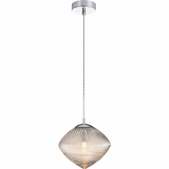 Mateo C31003CHCN Maruna Contemporary Chrome Mini Pendant Lamp