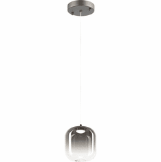 Mateo C37401MBSM Refrax Modern Matte Black LED Mini Pendant Light Fixture