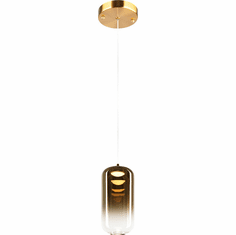 Mateo C37411AGAG Refrax Modern Aged Gold Brass LED Mini Lighting Pendant