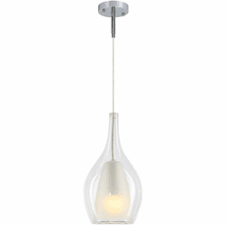 Mateo C37521CHCL Jericho Modern Chrome Mini Pendant Light
