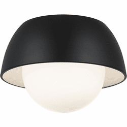 Mateo M11311MBOP Watson Contemporary Matte Black LED 13" Flush Mount Lighting