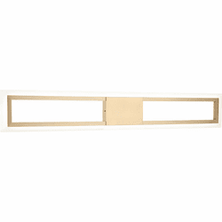 Mateo S02530AG Valance Contemporary Aged Gold Brass LED 30" Bath Light Fixture